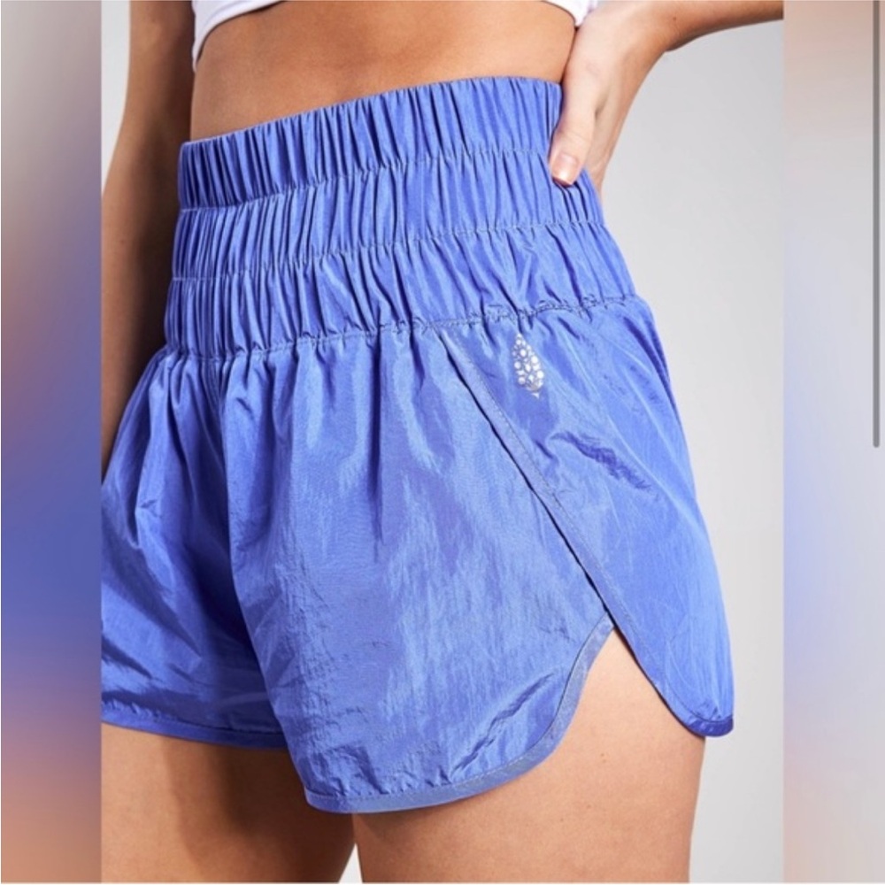 Free People Blue Athletic Shorts